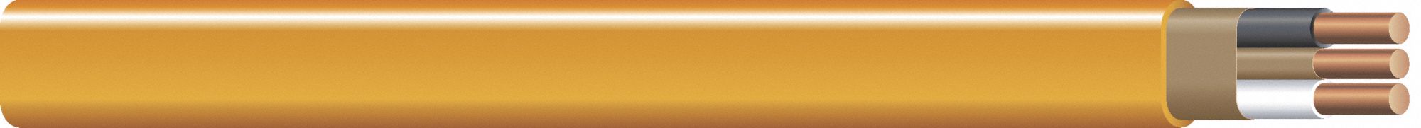 ROMEX Nonmetallic Building Cable: 10 AWG Wire Size, 2 with Bare CU ...