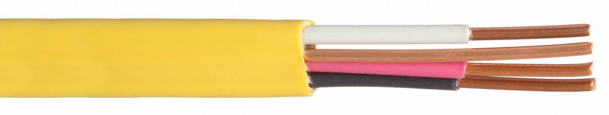 ROMEX Nonmetallic Building Cable: 12 AWG Wire Size, 3 with Bare CU ...