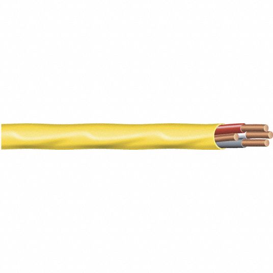 ROMEX Nonmetallic Building Cable 12 AWG Wire Size, 3 with Bare CU
