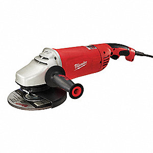 ANGLE GRINDER, CORDED, 120V/15A, 9 IN DIA, TRIGGER, ⅝"-11, 6600 RPM, 8 FT CORD, RAT TAIL