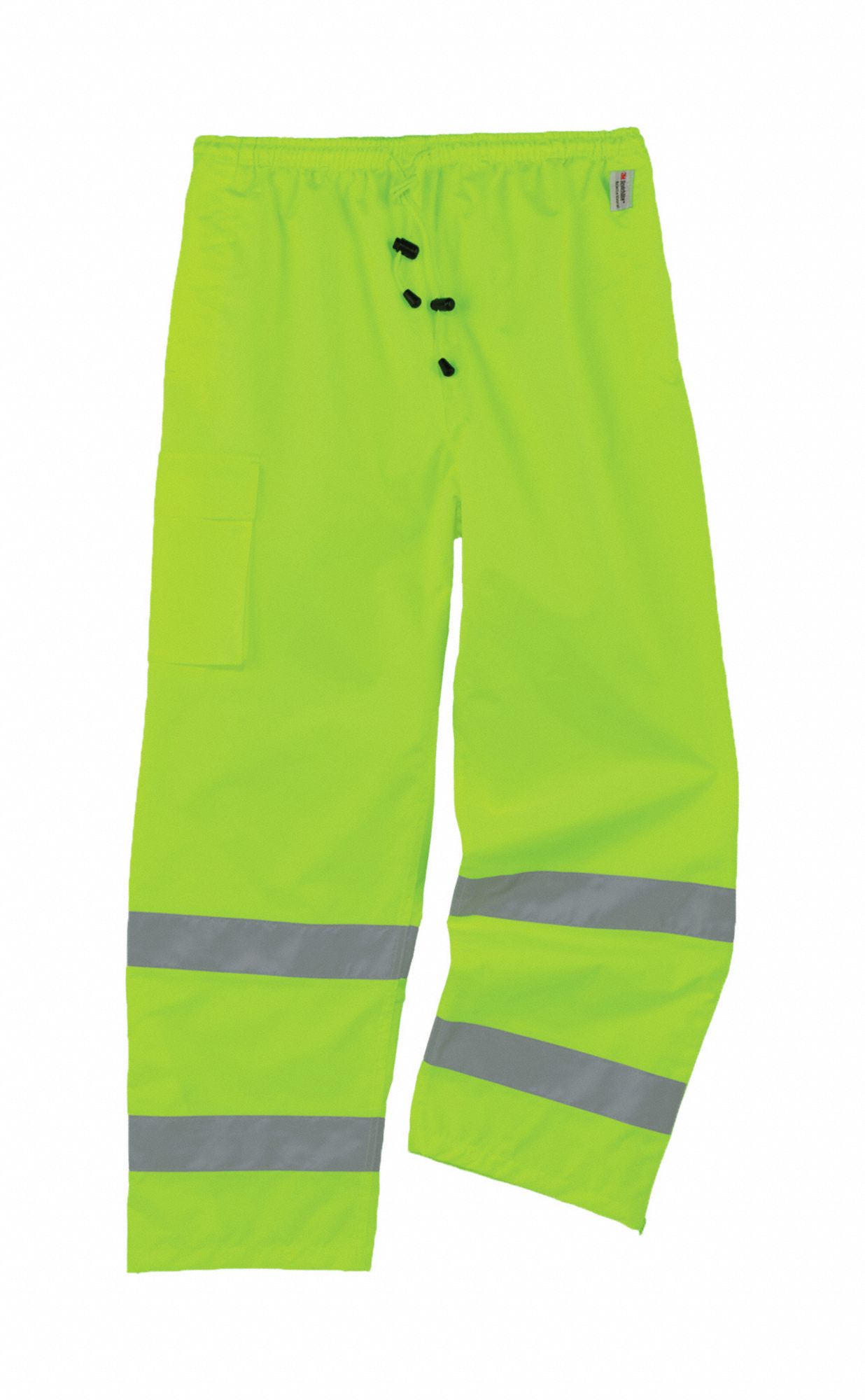 TINGLEY Pantalon Impermeables,Amarillo/Verde,3XG - Pantalones para Lluvia -  8FEU2