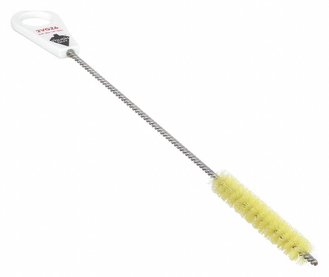 BROSSE TUYAU AVEC MANCHE JAUN 1/2PO