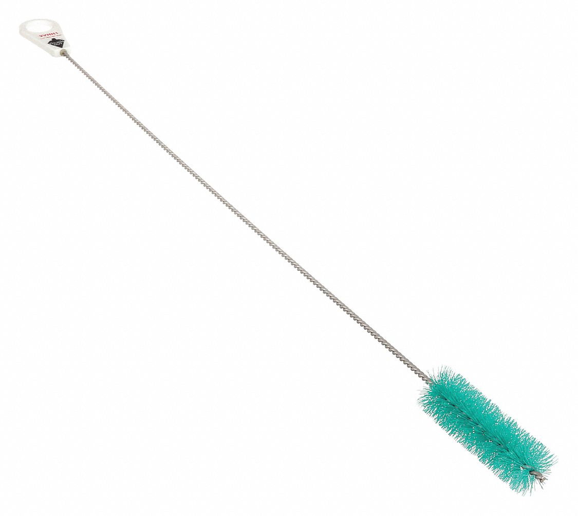 BROSSE TUYAU AVEC MANCHE VERT 2PO