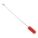 PIPE BRUSH WITH HNDL,NYLON,RED,36 I