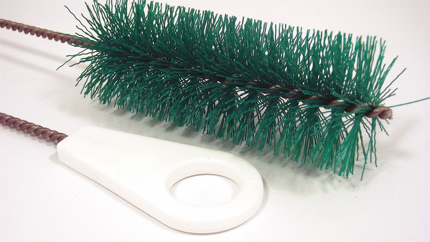 TOUGH GUY Pipe Brush Nylon Bristles, Plastic Handle, 2 in Brush Dia