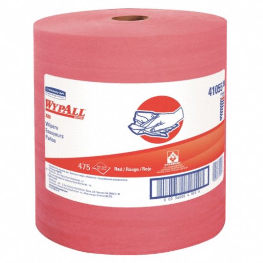WYPALL Dry Wipe Roll, WYPALL(R) X80, 121/2 in x 13 in, Number of