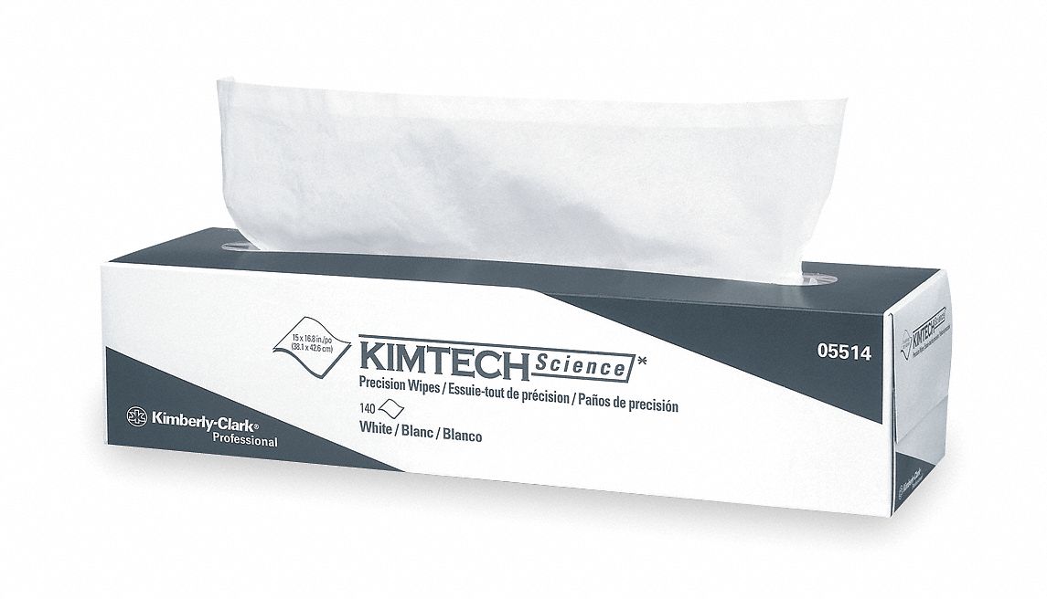 KIMTECH Dry Wipe, KIMTECH SCIENCE Precision Wipes, 143/4 in x 163/4