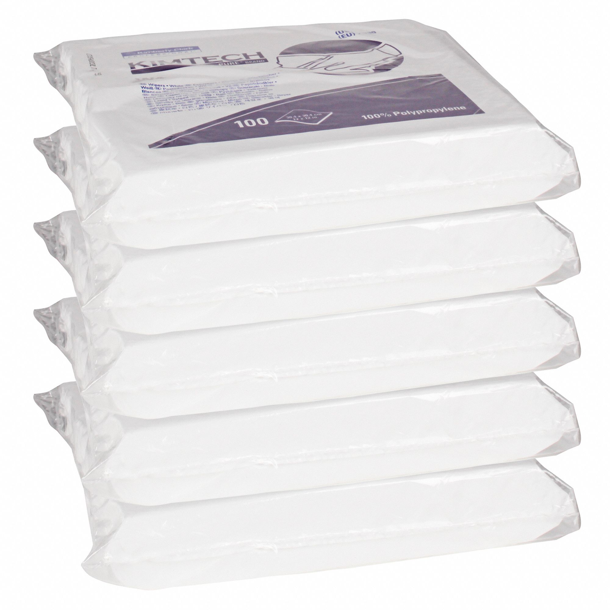 Details about   KIMTECH PURE W4 Disposable Cleanroom Wipe 9"x9" 33390 1 Pack 100 Wipes 