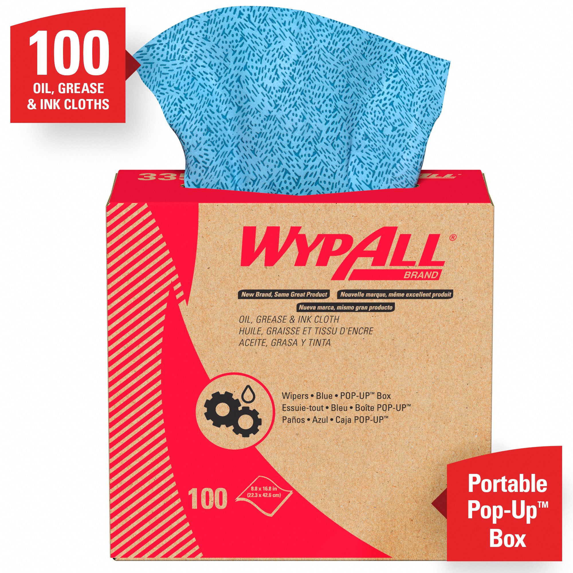 WYPALL Dry Wipe Dispenser Box, 5 PK 2VHX633570 Grainger