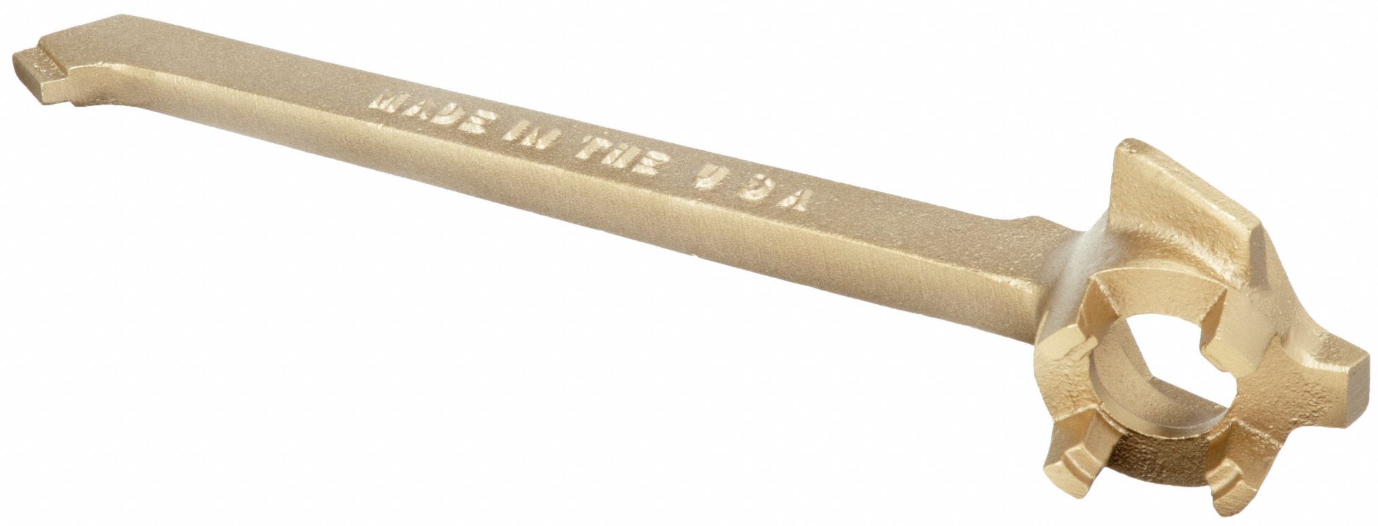 DRUM BUNG PLUG WRENCH, ¾ IN/2 IN FOR PLUG/BUNG SIZE, T-TYPE, STANDARD, PRESSURE RELIEF FOR PLUG/BUNG