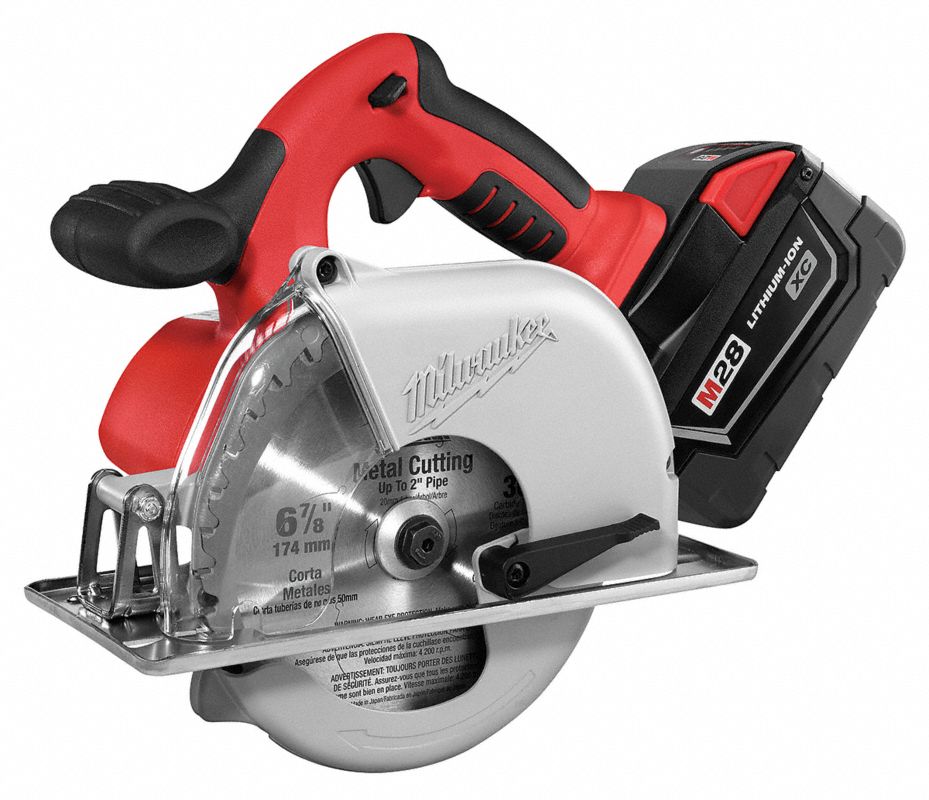 con la sierra circular se puede cortar metal