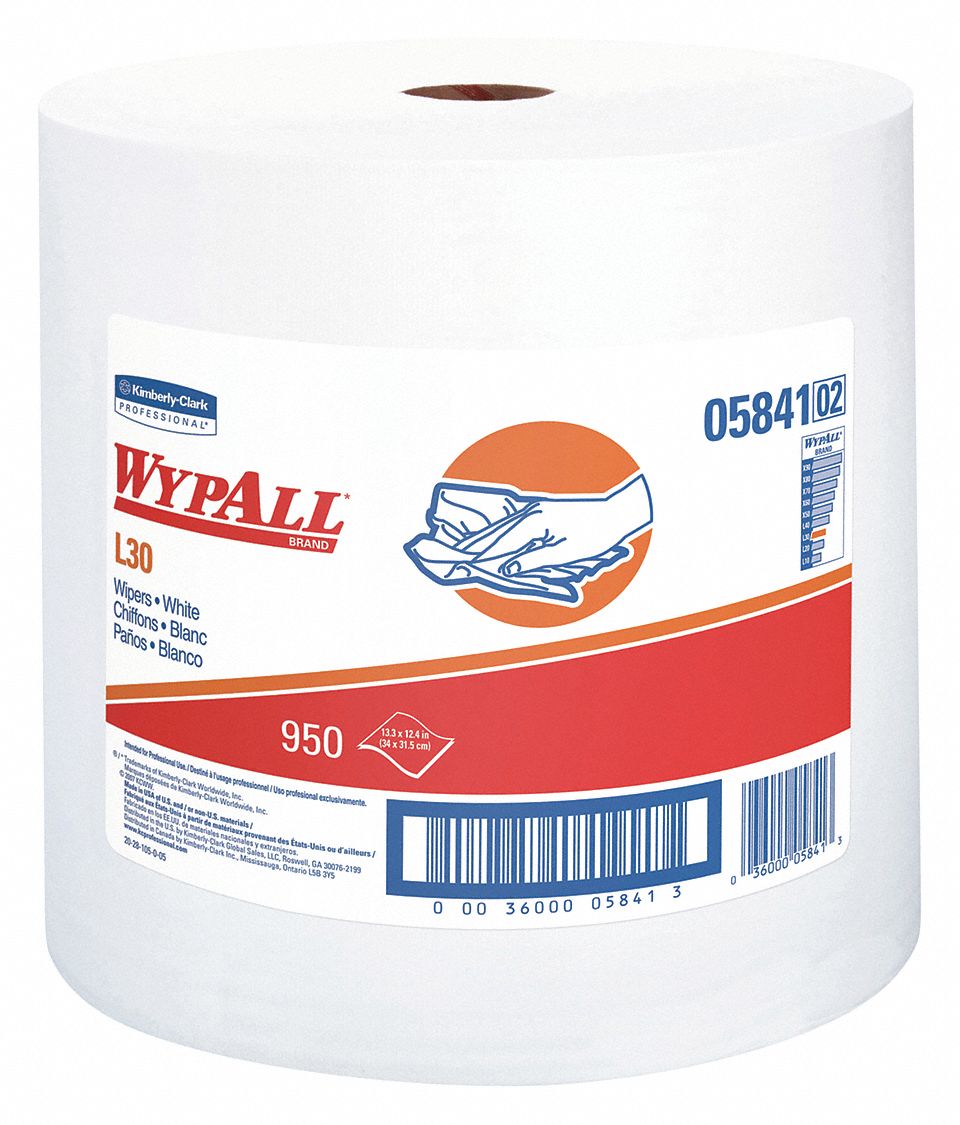 WIPERS L30 JUMBO ROLL WH 950/RL