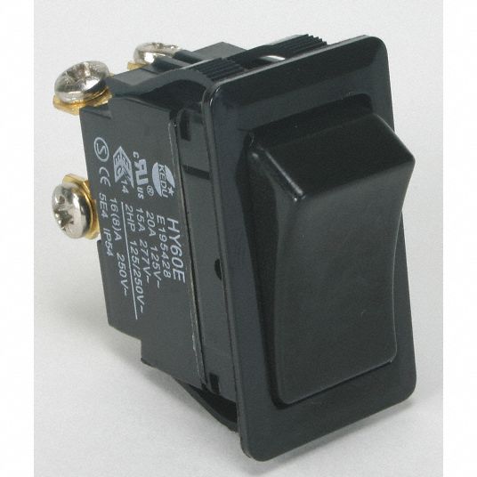 Power First Rocker Switch Contact Form Dpst Number Of Connections 4 Terminals Screw 2vlr3 2vlr3 Grainger