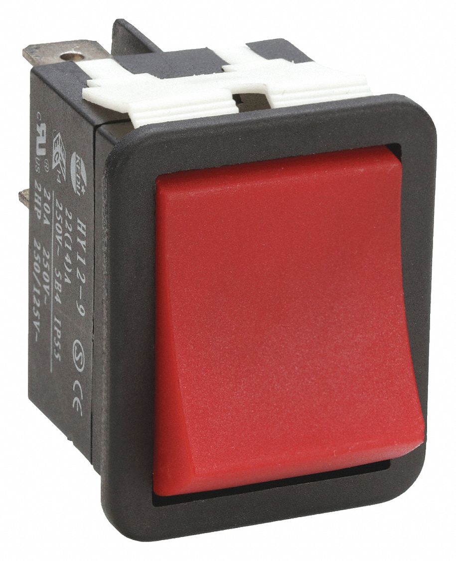 Rocker Switch, SPST, Rocker Switch 2VLR42VLR4 Grainger