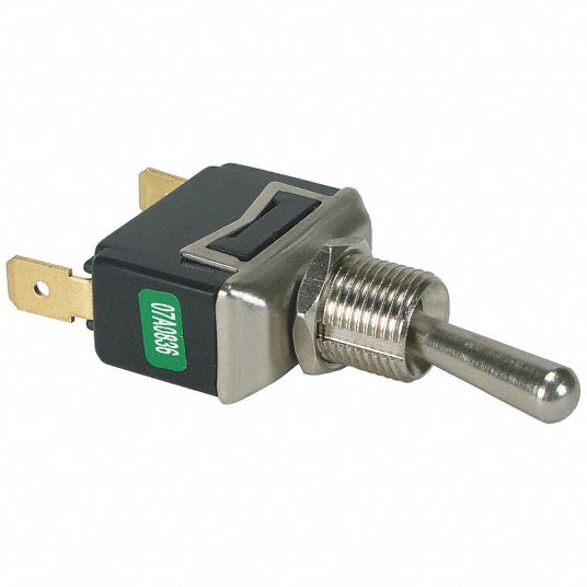 POWER FIRST Toggle Switch, Number of Connections 2, Switch Function On/Off 2VLT72VLT7