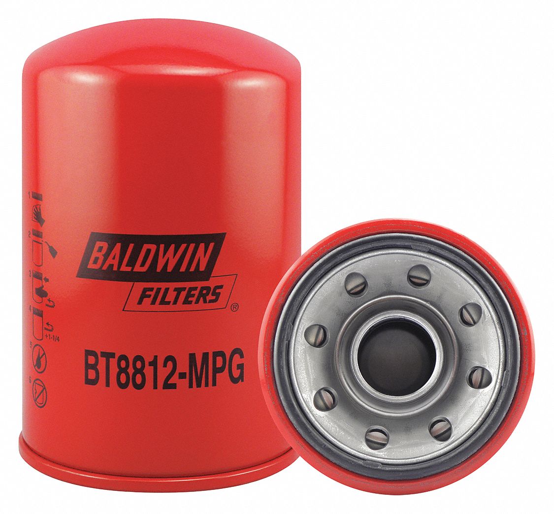 BALDWIN FILTERS, Hydraulic Fluid, 1 1/2"16 Thread Size, Hydraulic