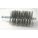 FLUE BRUSH, ¼ IN MALE THREADED CONNECTION, 3 IN DIAMETER, 4½ IN BRUSH L, STAINLESS STEEL