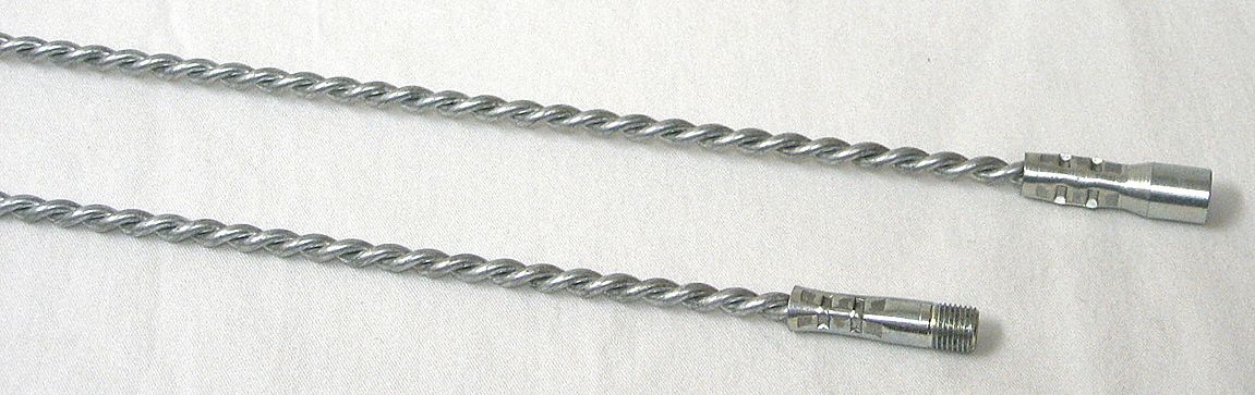 EXTENSION ROD, 0.31 IN DIAMETER, ¼ IN MALE, FEMALE, 5 FT OVERALL L