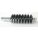FLUE BRUSH, ¼ IN MALE THREADED CONNECTION, 1¾ IN DIAMETER, 4½ IN BRUSH L, TEMPERED STEEL