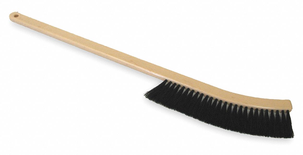 DUSTING BRUSH,HORSEHAIR,BLK,24 IN.