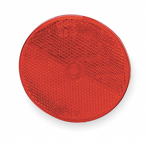 REFLECTOR,ROUND,RED,2-1/2" L