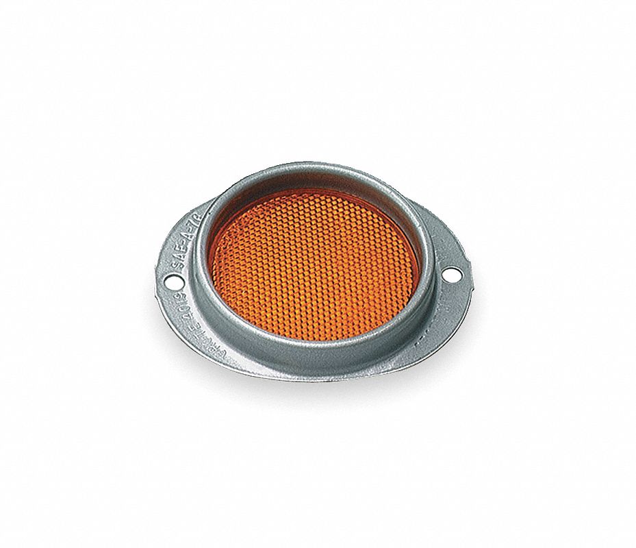 GROTE Reflector,Amarillo,L 411/16",An. 3/4" Reflectores 2VNE5