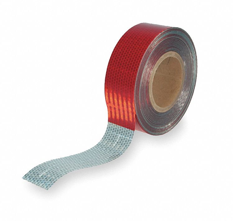 GROTE Reflective Tape,6 In Silver/6 In Red 2VNF941050 Grainger