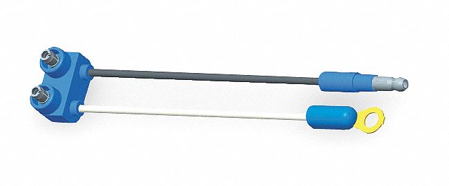 PIGTAIL, PL-10 CONNECTOR/RING TERMINAL/SLIM-LINE 0.180 IN MALE BULLET, 2 WIRES, 5 IN WIRE L