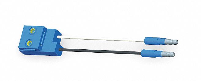 PIGTAIL, SLIM-LINE 0.18 IN MALE BULLET, 2 WIRES, 7½ IN WIRE L, 3 CONNECTORS