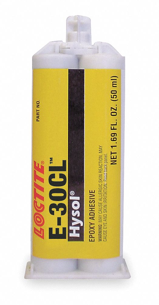 Loctite EA E-30CL Clear Two-Part Epoxy Structural Adhesive, 50 ml Dual  Cartridge, Formerly Known as Loctite E-30CL Hysol