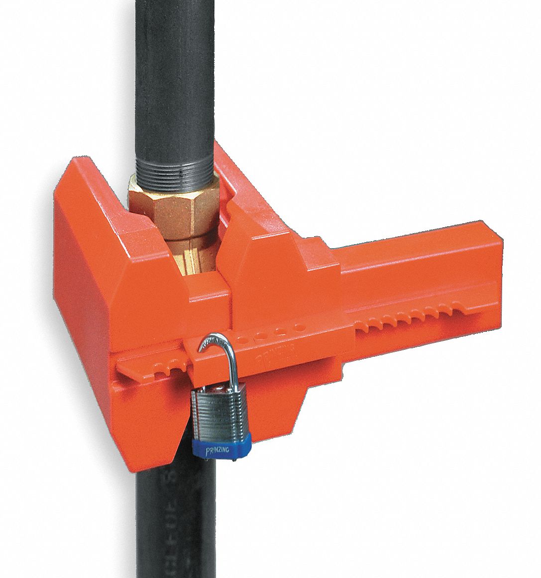 BRADY Ball Valve Lockout, Polypropylene, Red 2VU39BS07ARD Grainger