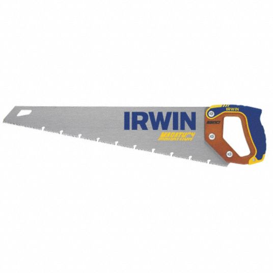 IRWIN Coping Saw: 6 1/2 in Blade Lg, Steel, 13 1/4 in Overall Lg, 10, Rubber