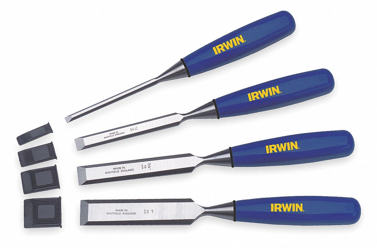 Wood Chisel Set 4 PC 1/4 To 1 In Tip