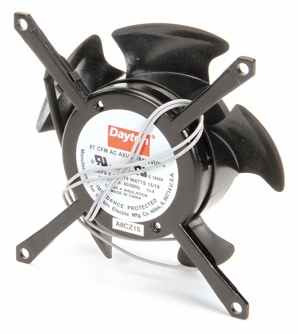 AXIAL FAN,115VAC,4-7/16IN H,4-7/16I