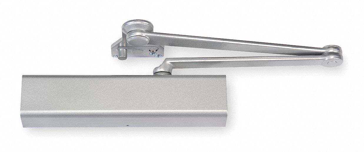 NORTON DOOR CONTROLS Door Closer: Non Hold Open, Non-Handed, 13 in Housing  Lg, 2 1/8 in Housing Dp