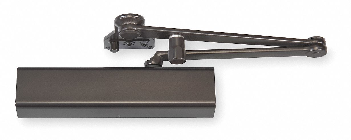 Door Closer: Parallel Mounting Type, Grade 1 - Heavy Duty, Bronze, 13 in Lg