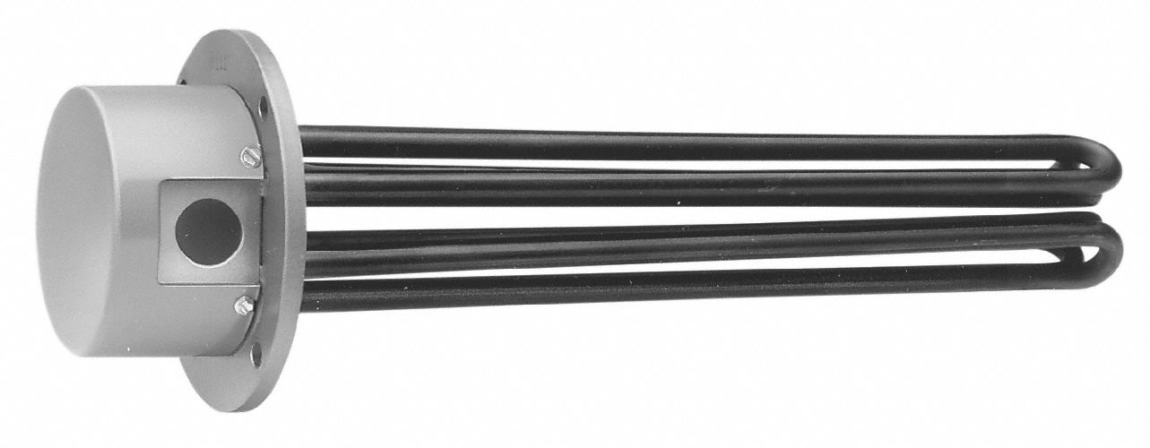 Nonpressure Rated Flanged Heater: 3 Phase, 460V AC, 12, 000 W Watt, 6 1/2 in Flange Size