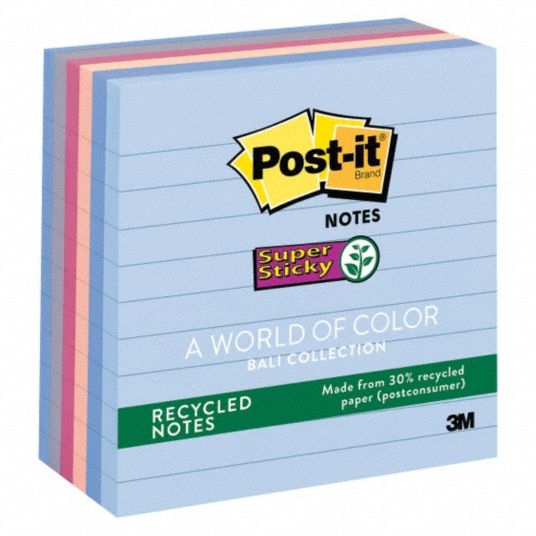 Pastel Post It Notes 6 Colors 