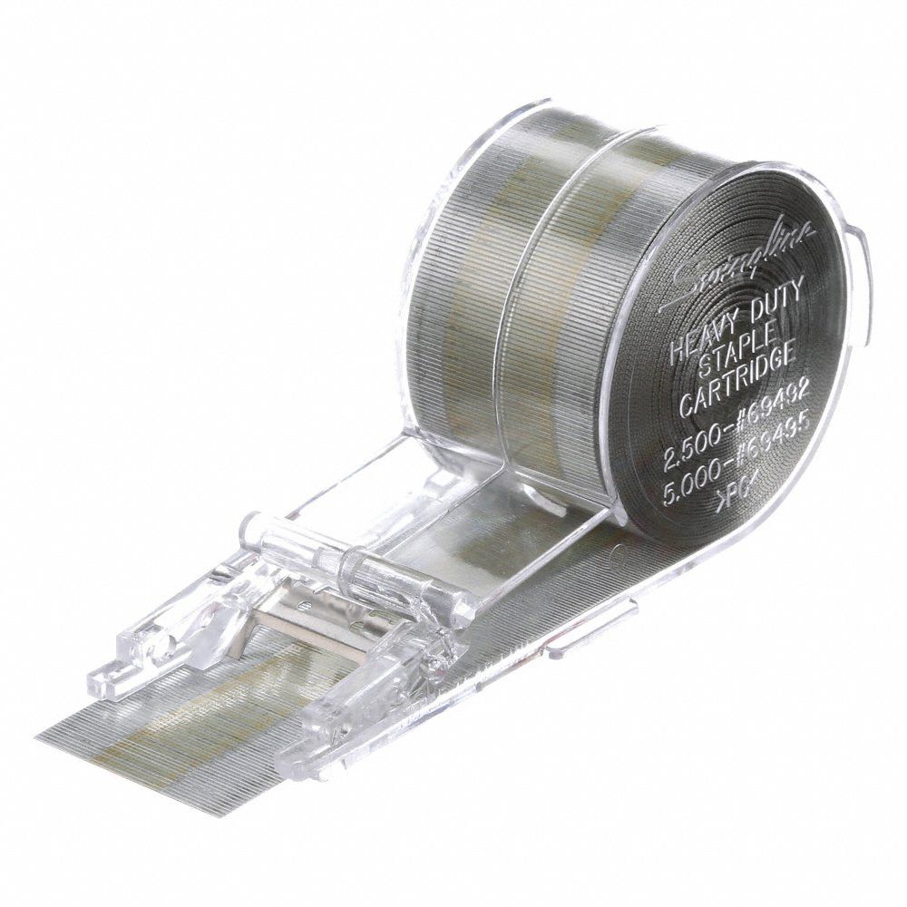 SWINGLINE Staples, Cartridge, 1/2InW, 3/8InLeg, PK5000 2VZG3