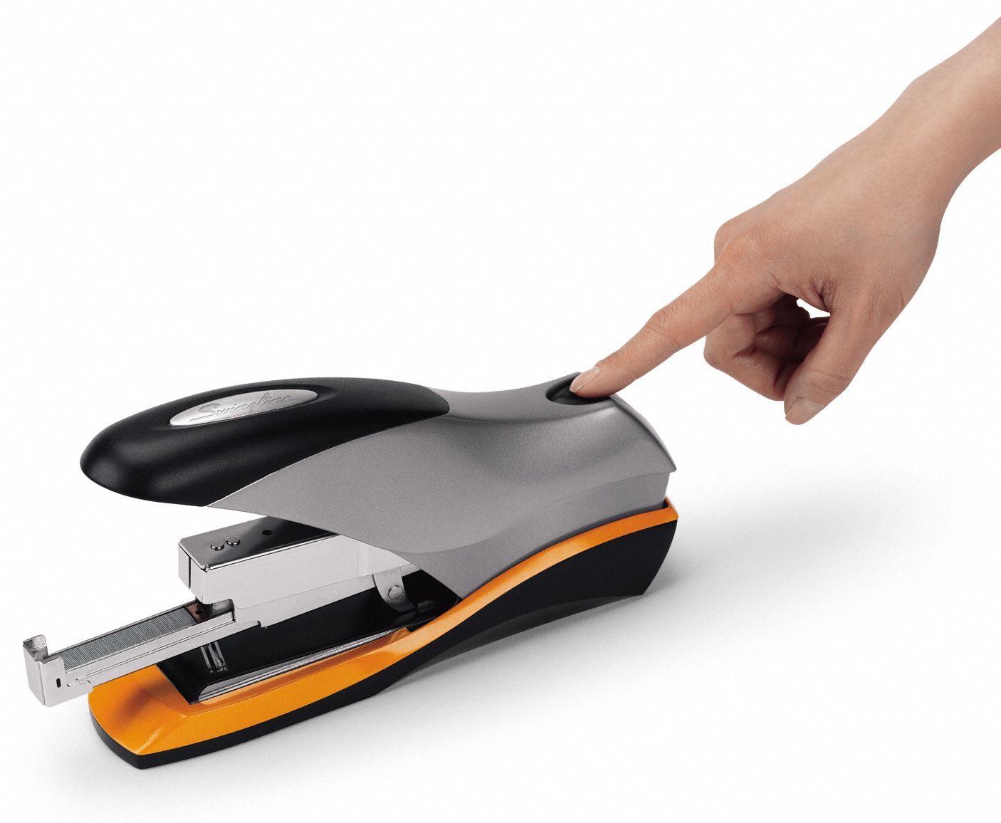 SWINGLINE Flat Clinch Stapler: 70 Sheet Capacity, 2 1/4 in Throat Dp ...