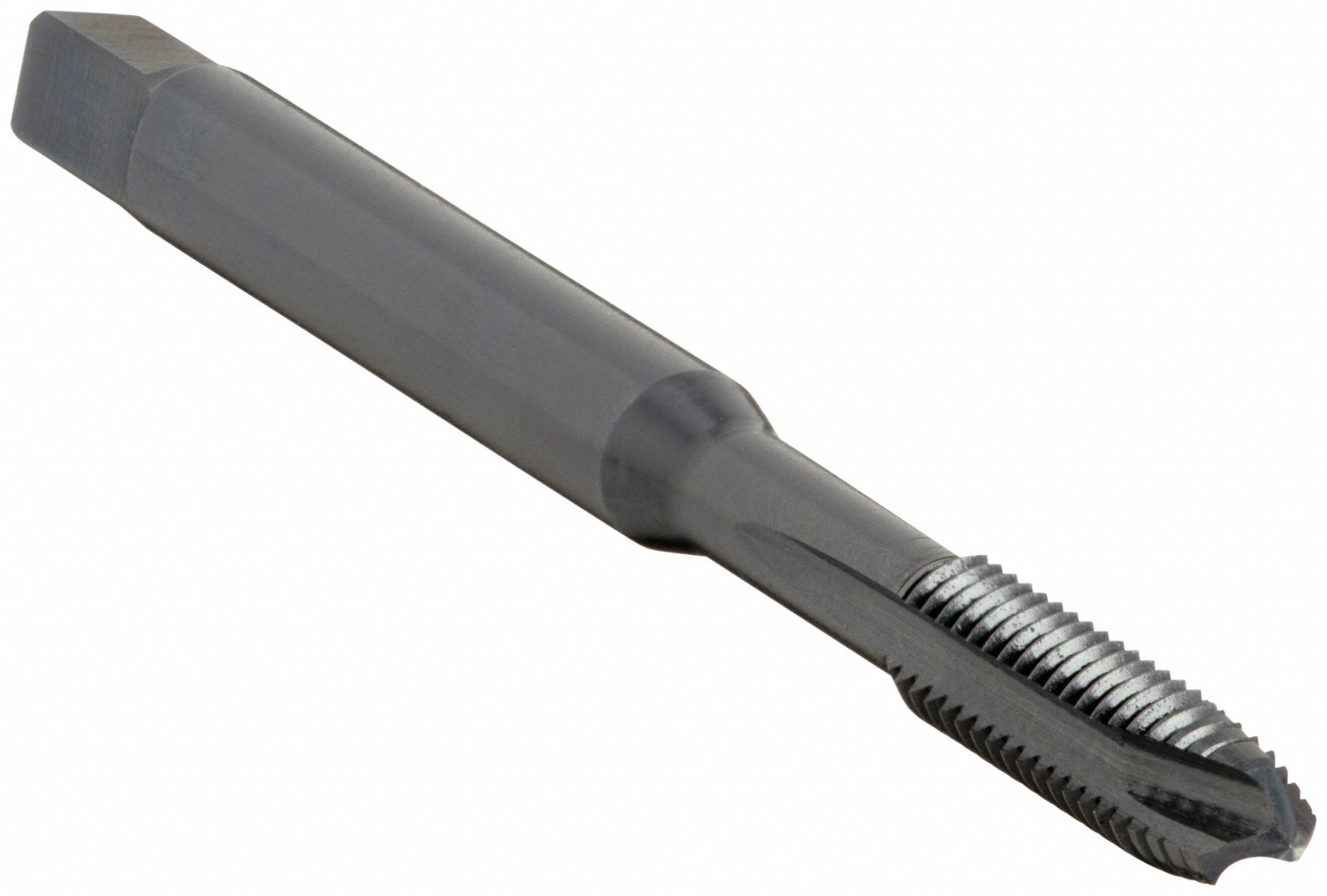 Spiral Flute Tap: 3/8"-16 Thread Size, 3/4 in Thread Lg, 2 29/32 in Overall Lg, Bottoming, H3