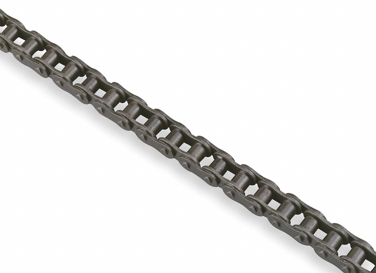 OCM Japanese #50-1R Solid Bush Roller Chain – 10ft Roll With Connecting Link
