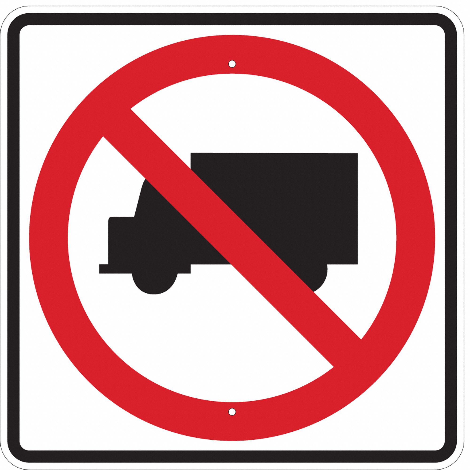 TRAFFIC SIGN, RETROREFLECTIVE GRADE HIGH INTENSITY PRISMATIC, SQUARE, ALUMINUM