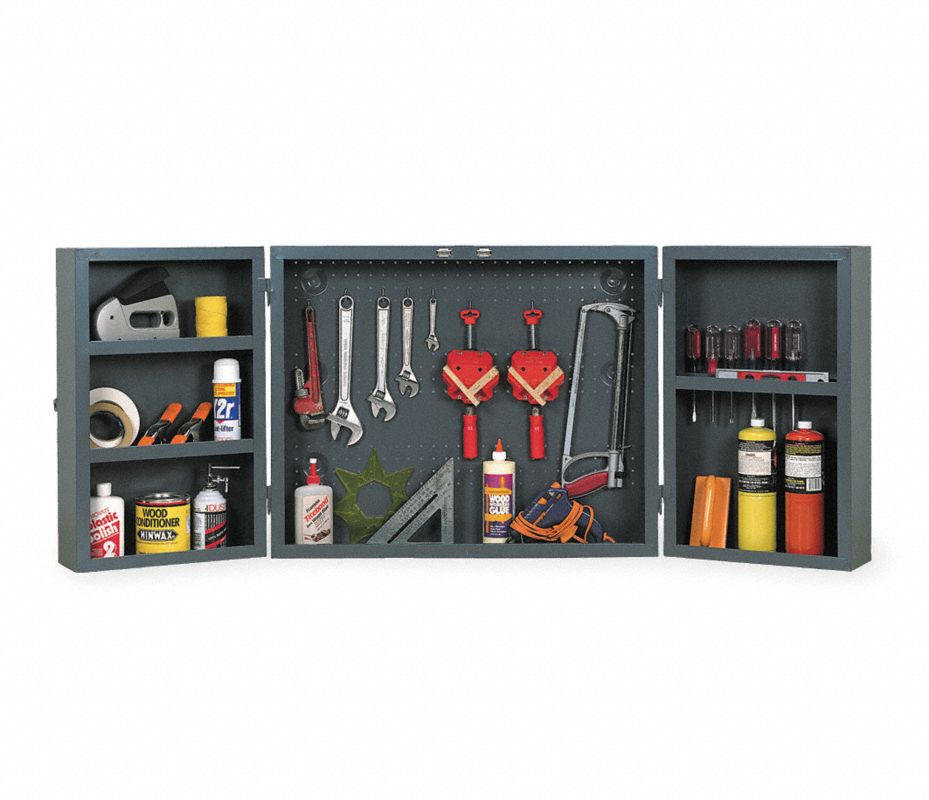 EDSAL Gabinete de Pared, 24" Alto, 30" Ancho, 12" Profundidad