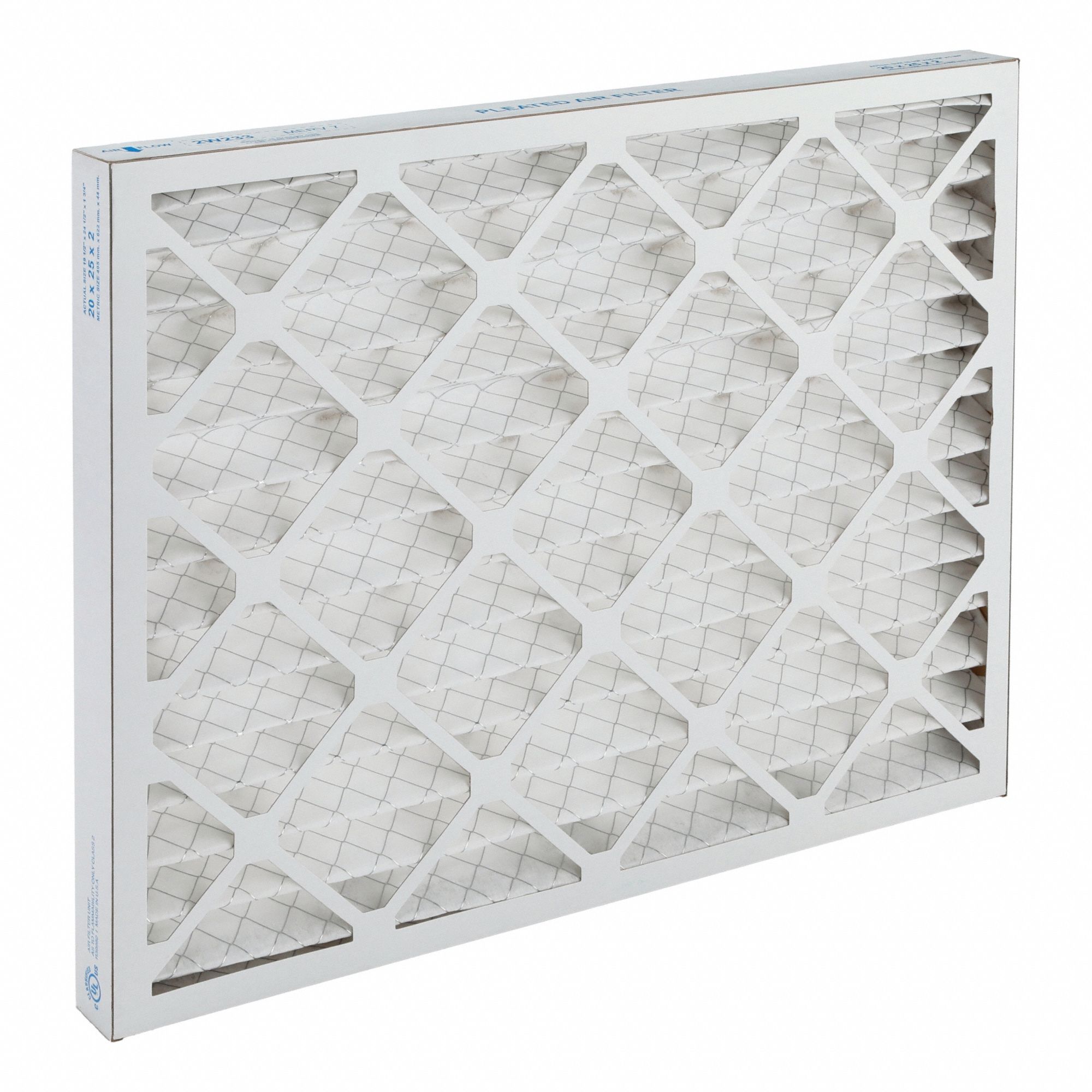 GRAINGER, 20x25x2, MERV 7, Pleated Air Filter 2W2332W233 Grainger
