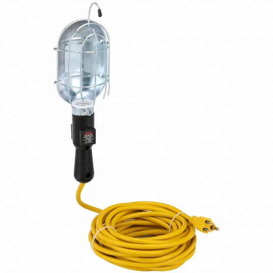 LUMAPRO 1W943A Incandescent Retractable 25 Foot Cord Reel Work Light HEAVY  DUTY