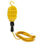 HAND LAMP, BULB DEPENDENT, 25 FT CORD, 75 W, 120V AC, CORDED, HOOK, BLACK/YELLOW