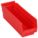 BIN SHELF 11.625 X 4.125 X 4 RED