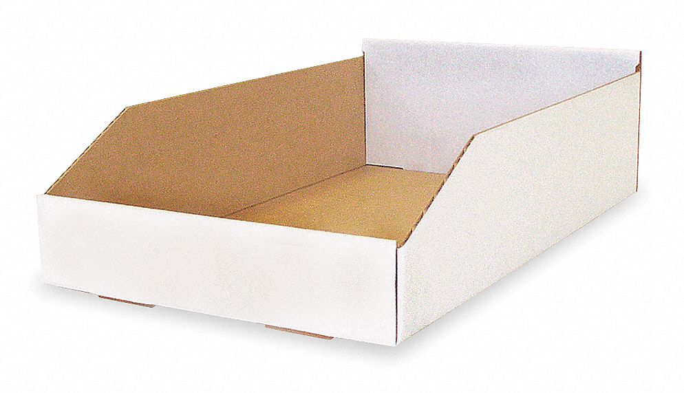 2W255 - Corrugated Shelf Bin 10-1/4 in W - Only Shipped in Quantities of 25