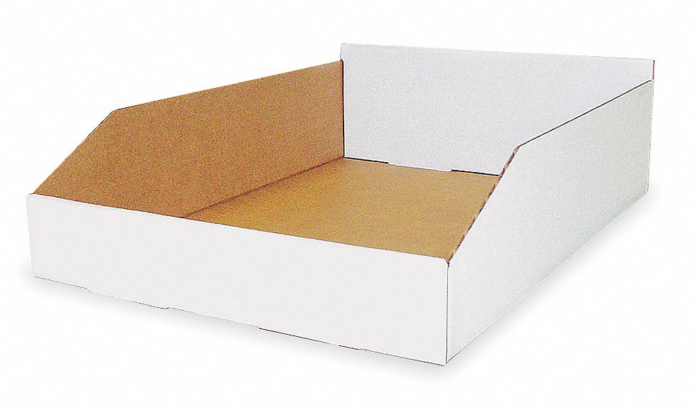 2W256 - Corrugated Shelf Bin 12-1/4 in W - Only Shipped in Quantities of 25